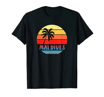 100% Medvilnės Maldyvai Marškinėliai | Maldyvai T-Shirt VYRAI MOTERYS UNISEX T Marškiniai, Dydis S-6XL